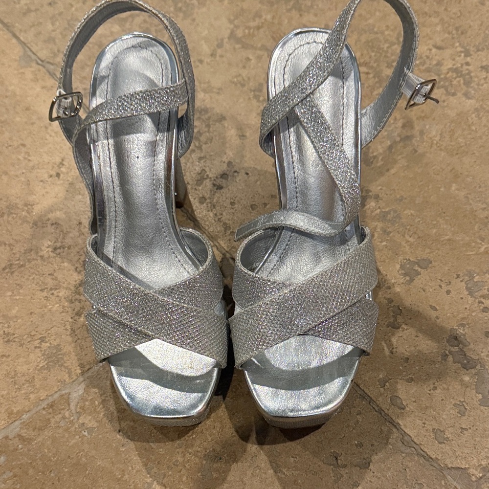 Silver heels